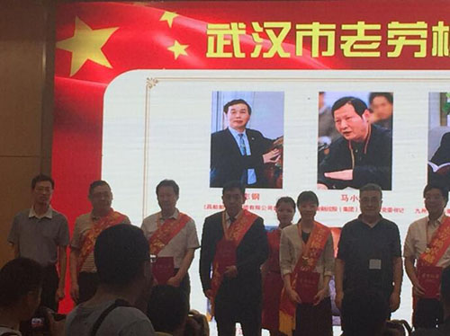 集团公司党委书记、、、董事长马小援荣获“武汉市老劳模卓越贡献标兵”称号！！！-乐玩